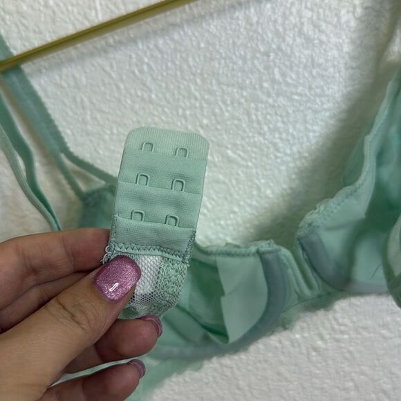 NWT- Auden-mint green lace bra -size 32A - Picture 7 of 8